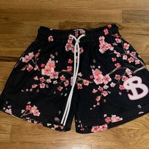 BKTSQD BucketSquad Men’s Cherry Blossom Shorts sz XS